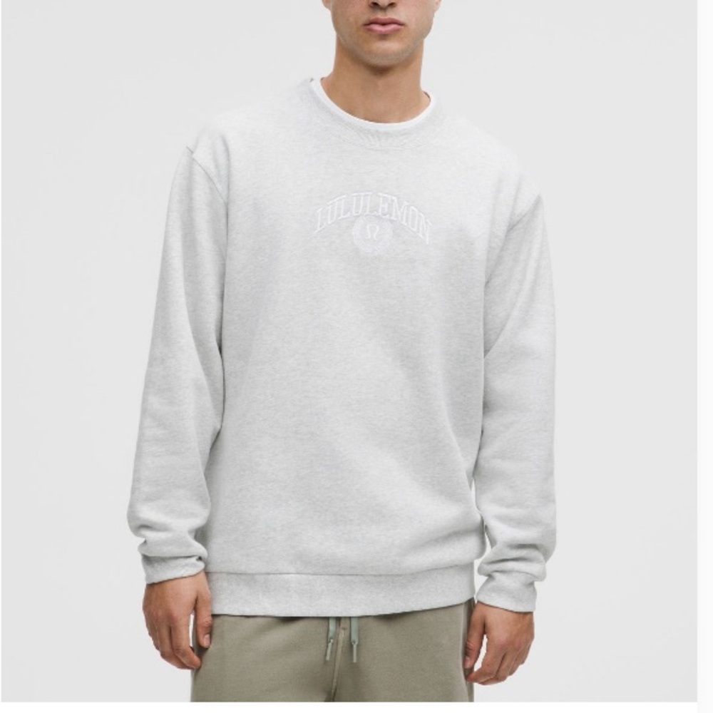 lululemon athletica Men's Gray Sweater graphic